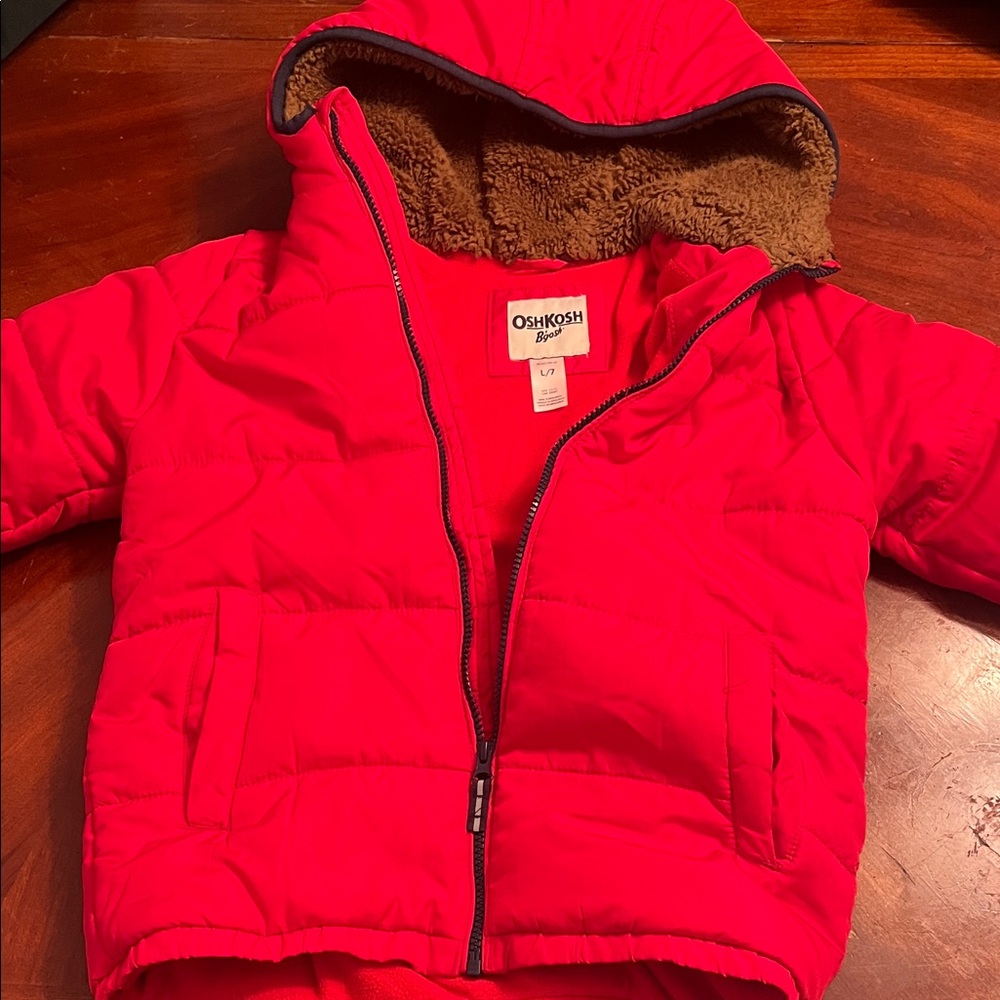 OshKosh B'gosh Bright Red Puffer Jacket